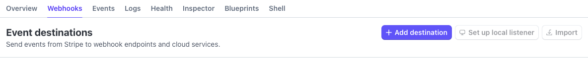 Créer un Webhook